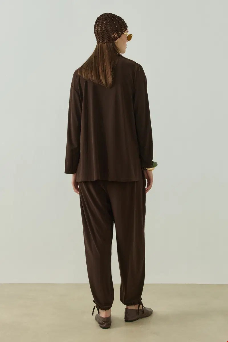Qanu Alya T-shirt Kahverengi