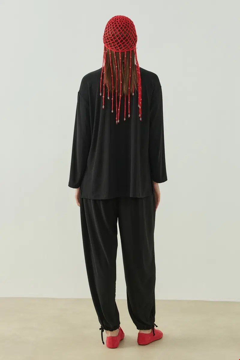 Qanu Alya T-shirt Siyah