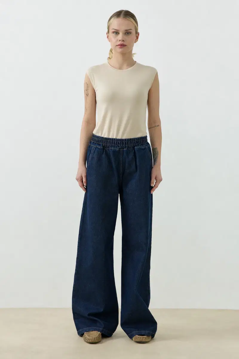 Qanu Arin Denim Takım Lacivert