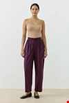 Qanu Else Poplin Pantolon Mürdüm