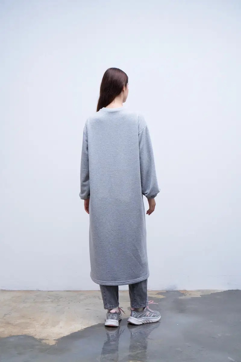 Qanu Garnili Cepli Sweatshirt Gri 