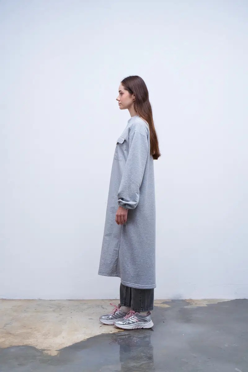 Qanu Garnili Cepli Sweatshirt Gri 