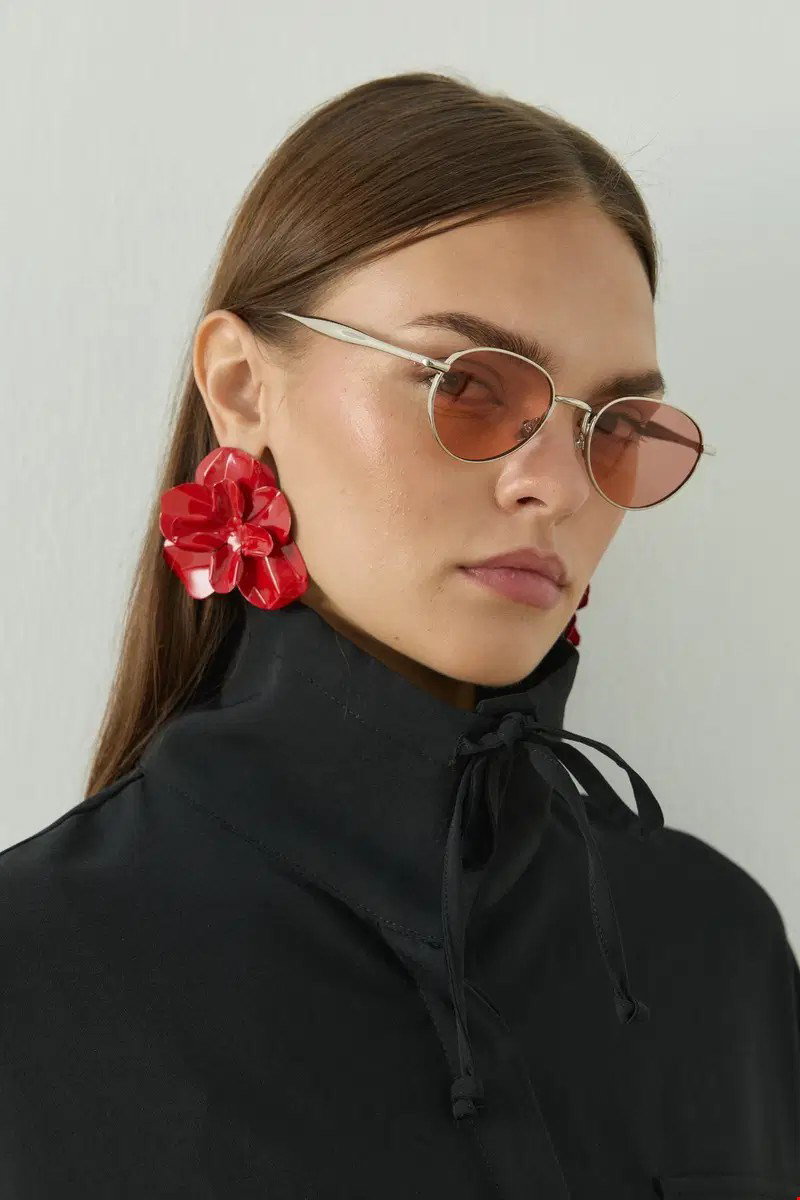 Qanu Glow Güneş Gözlüğü Silver-Pembe