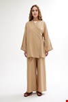 Qanu Keten Kimono Camel 
