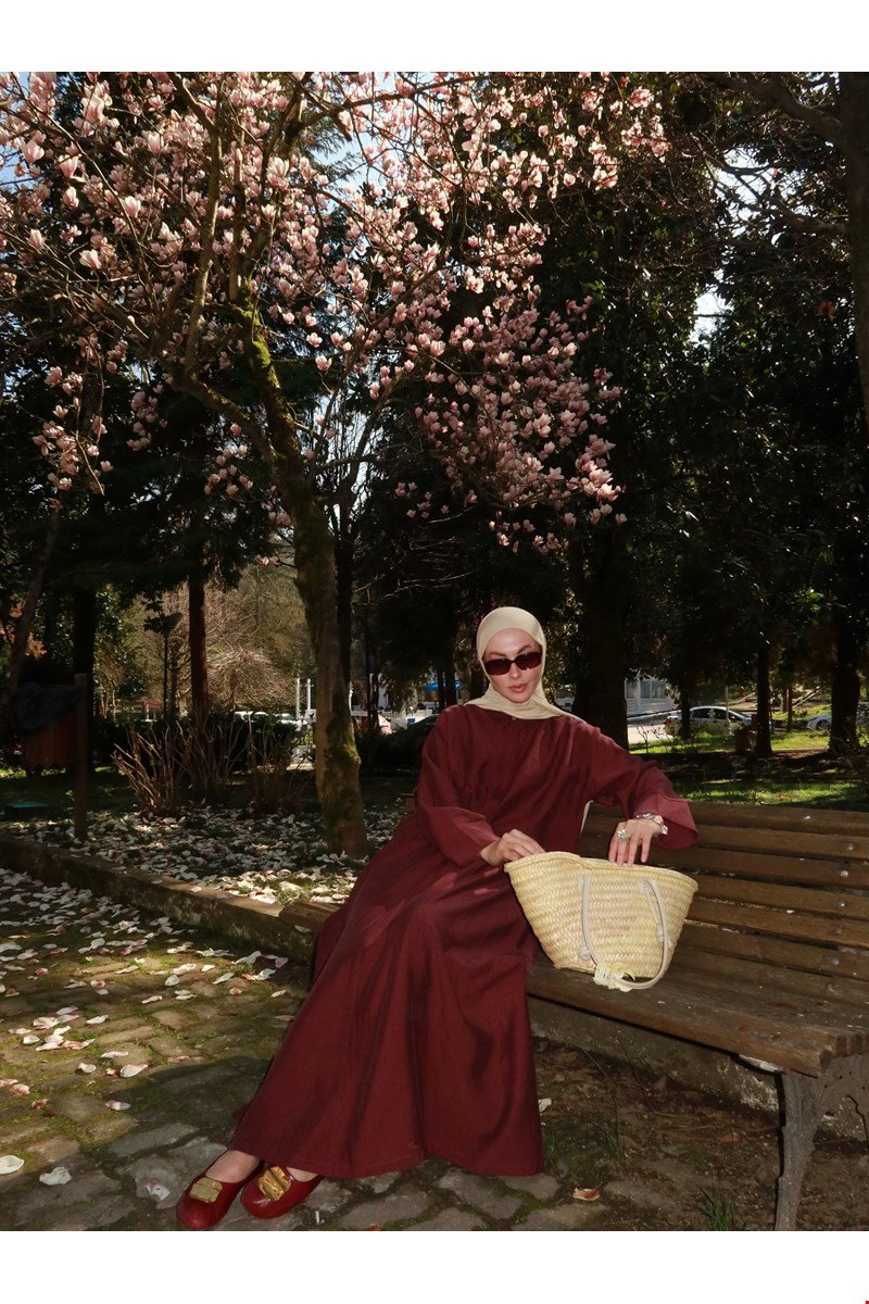 Qanu  Kün Etekli Takım Burgonya 
