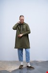 Qanu Nakışlı Sweatshirt Yeşil 
