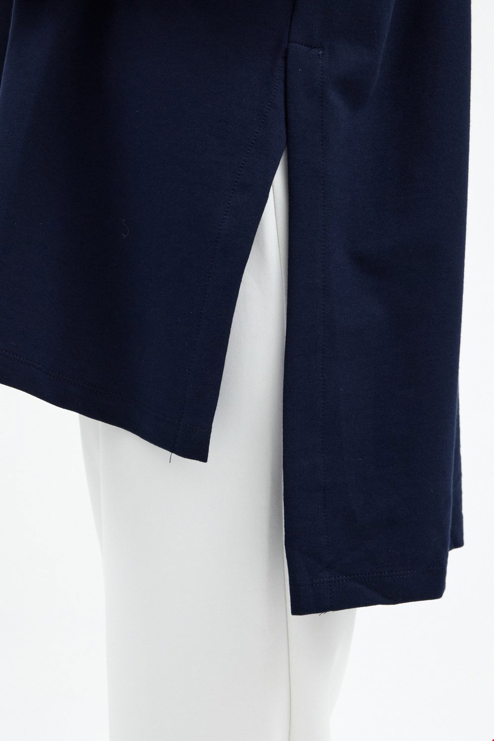 Qanu Nilda İnce Sweatshirt Lacivert
