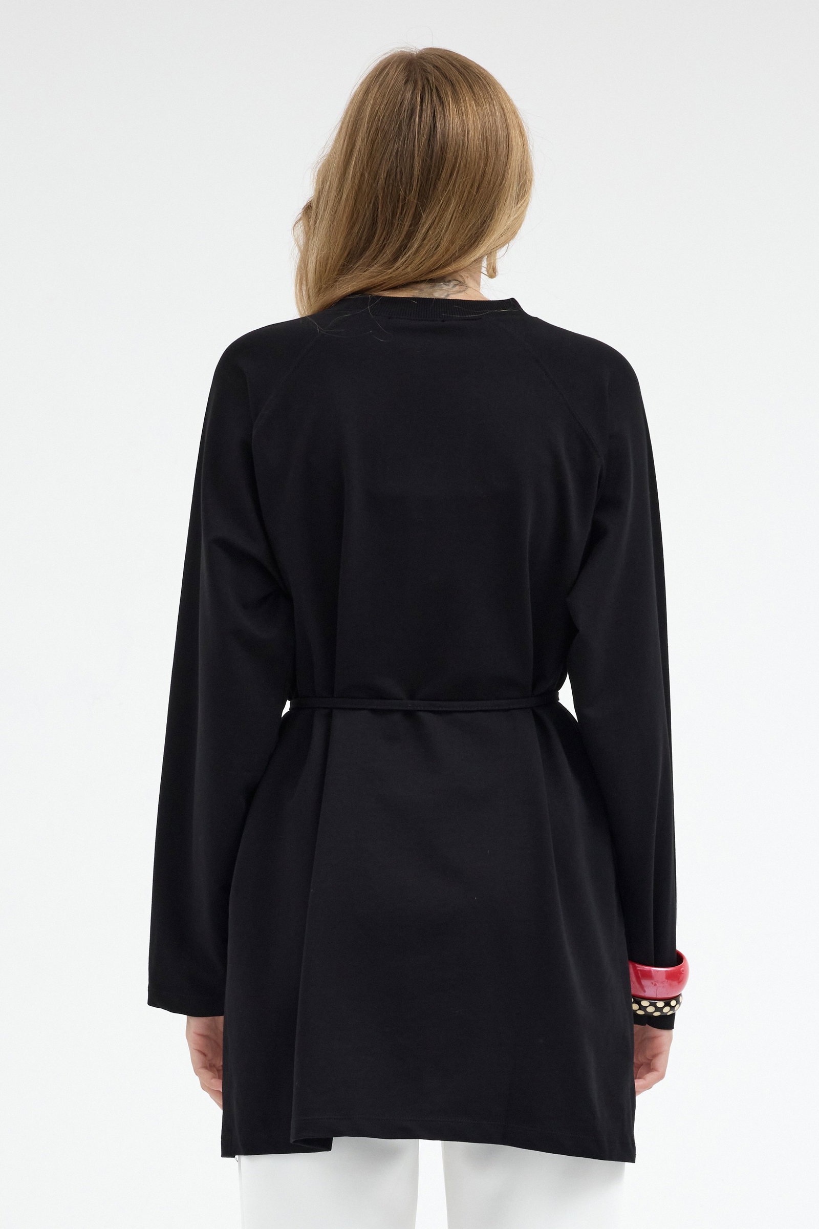 Qanu Nilda İnce Sweatshirt Siyah 