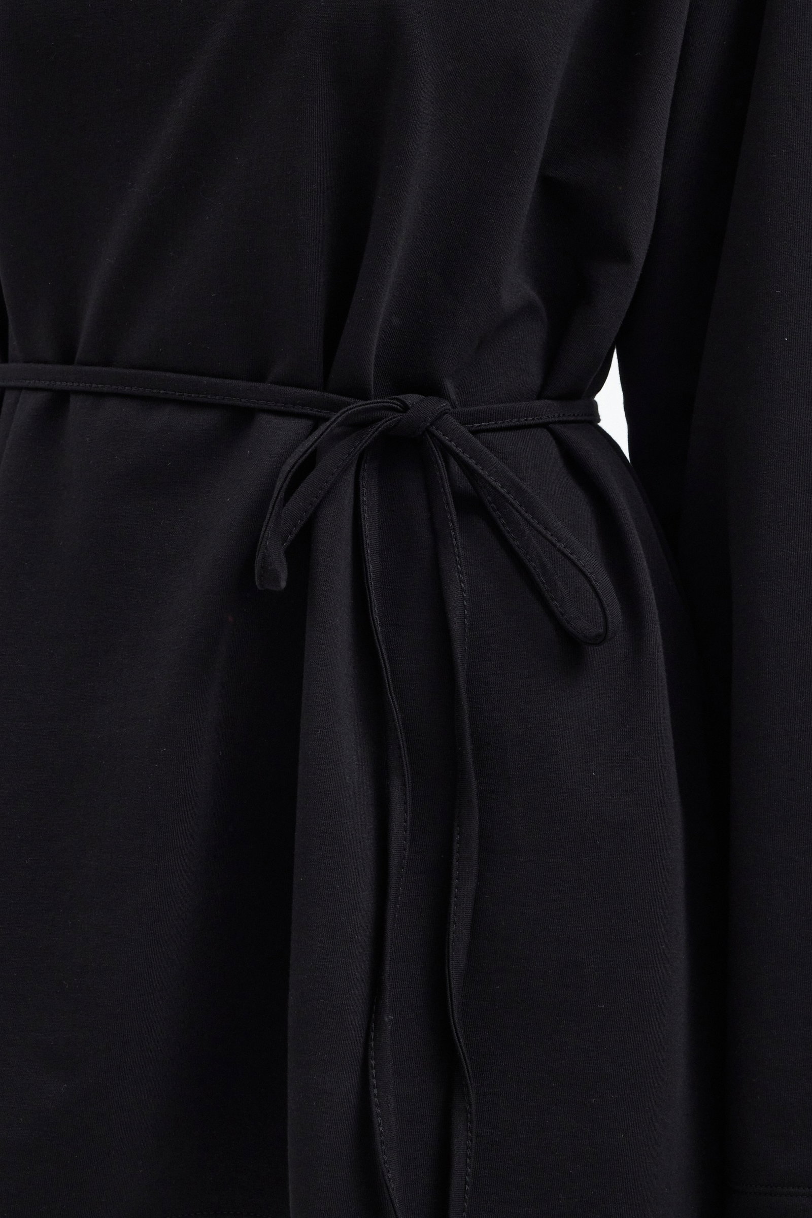 Qanu Nilda İnce Sweatshirt Siyah 