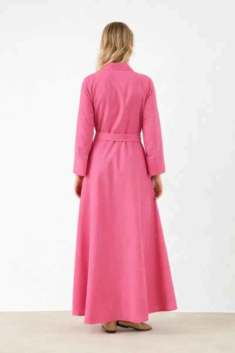 Qanu Rose Elbise Pembe 
