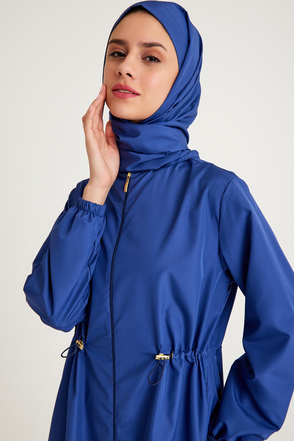 Qanu Tesettür Mayo 3'lü Set İndigo 