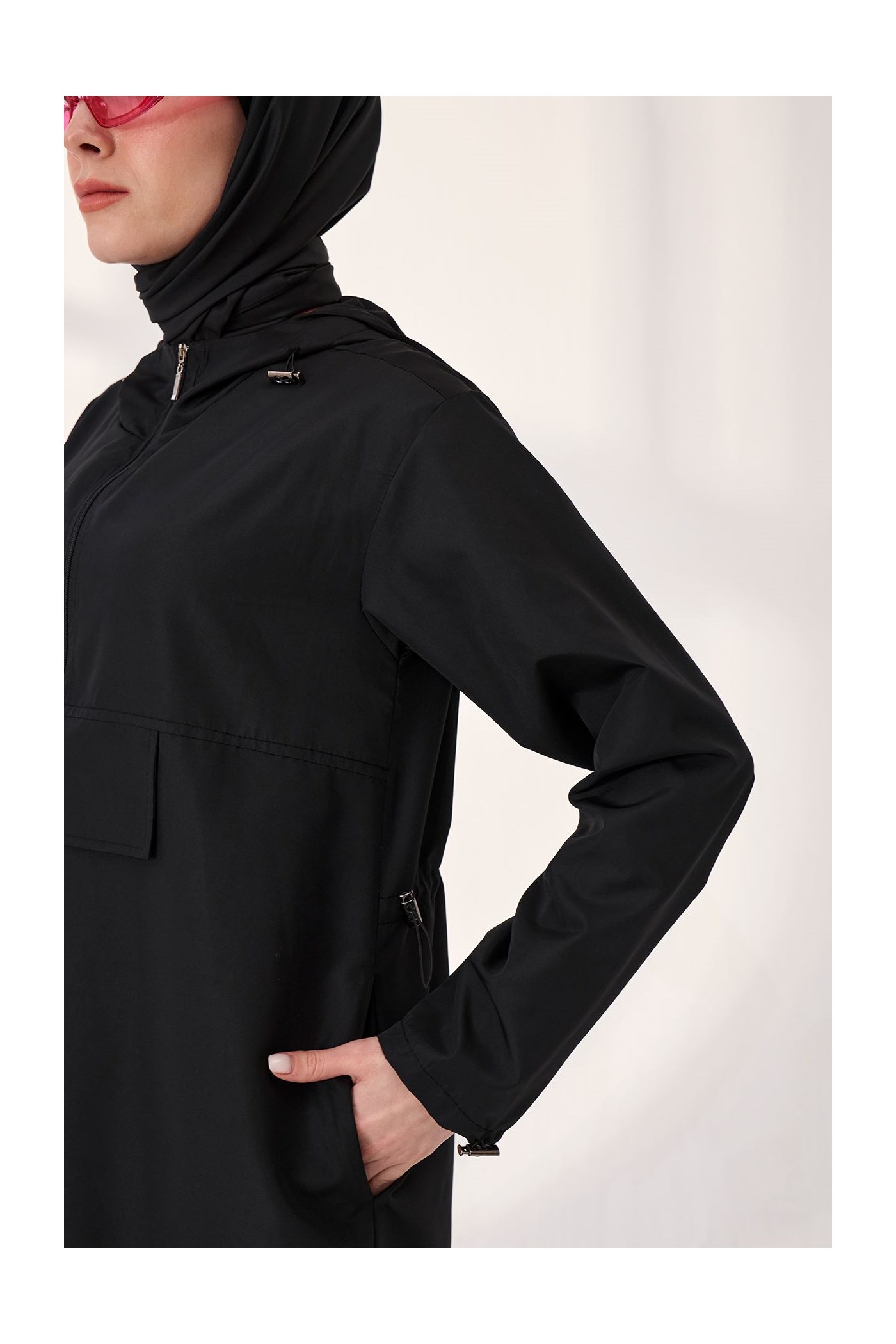 Qanu Uzun Mayo Takım Siyah