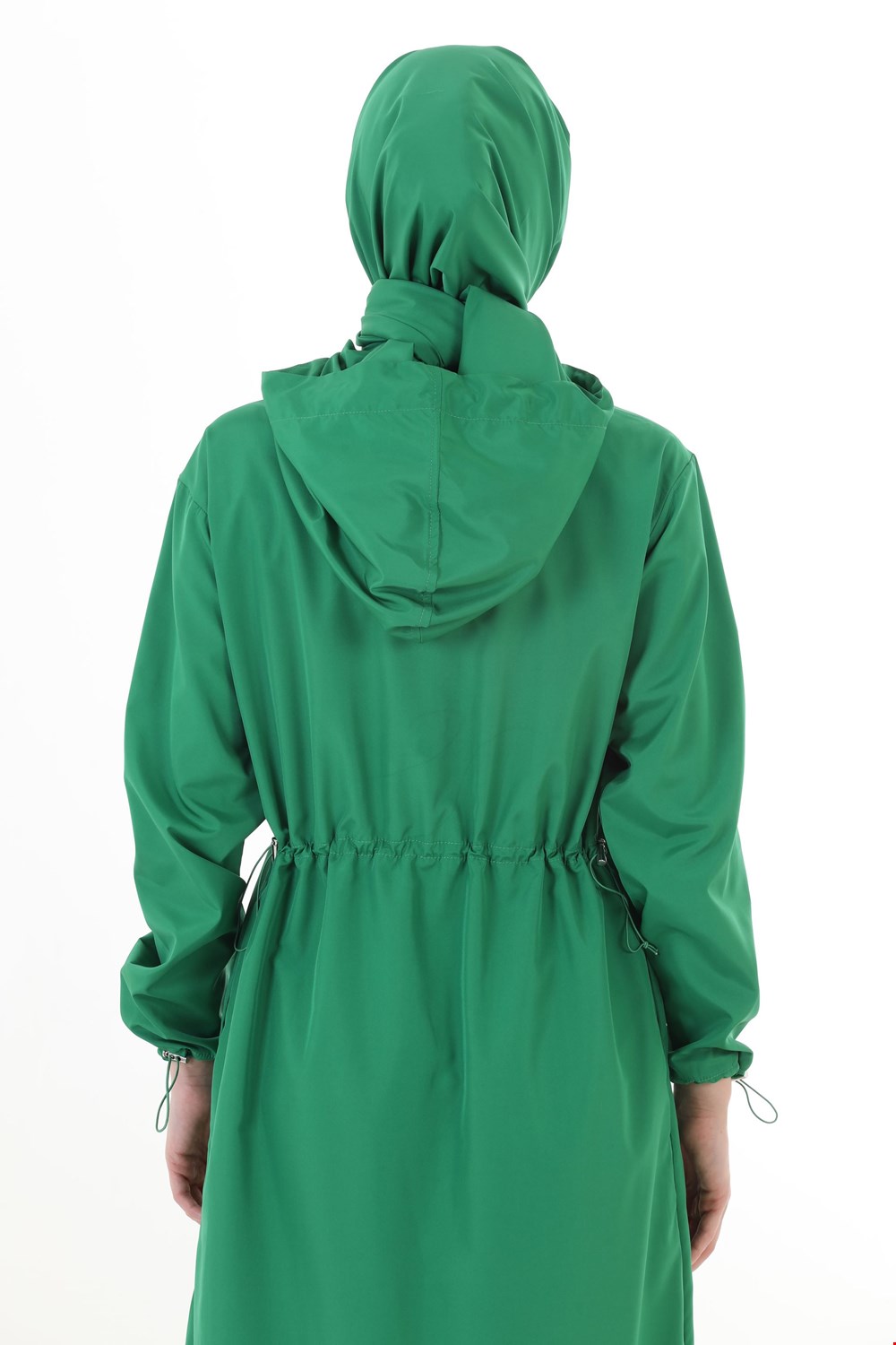 Qanu Uzun Tesettür Mayo 3'lü Set Yesil