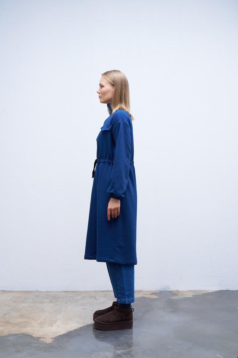 Qanu Tünelli Sweatshirt Lacivert