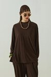 Qanu Alya T-shirt Kahverengi