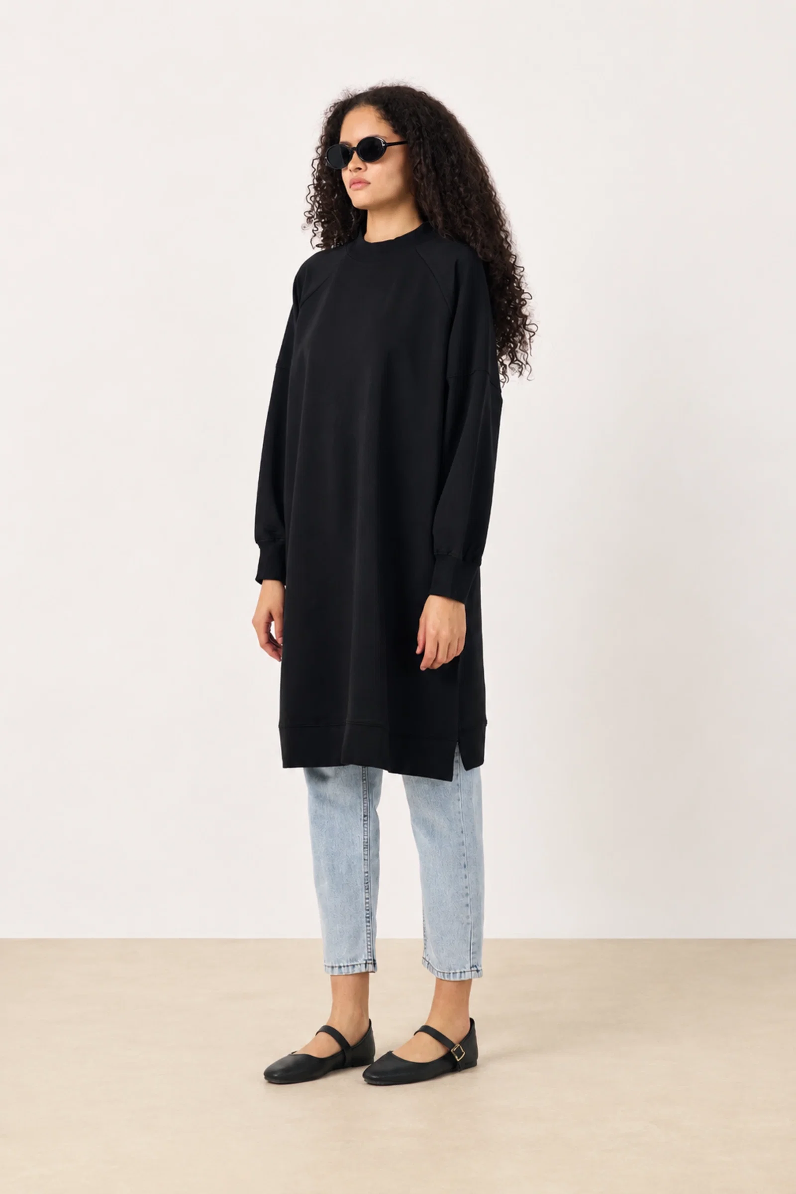 Qanu Nero Sweatshirt Siyah