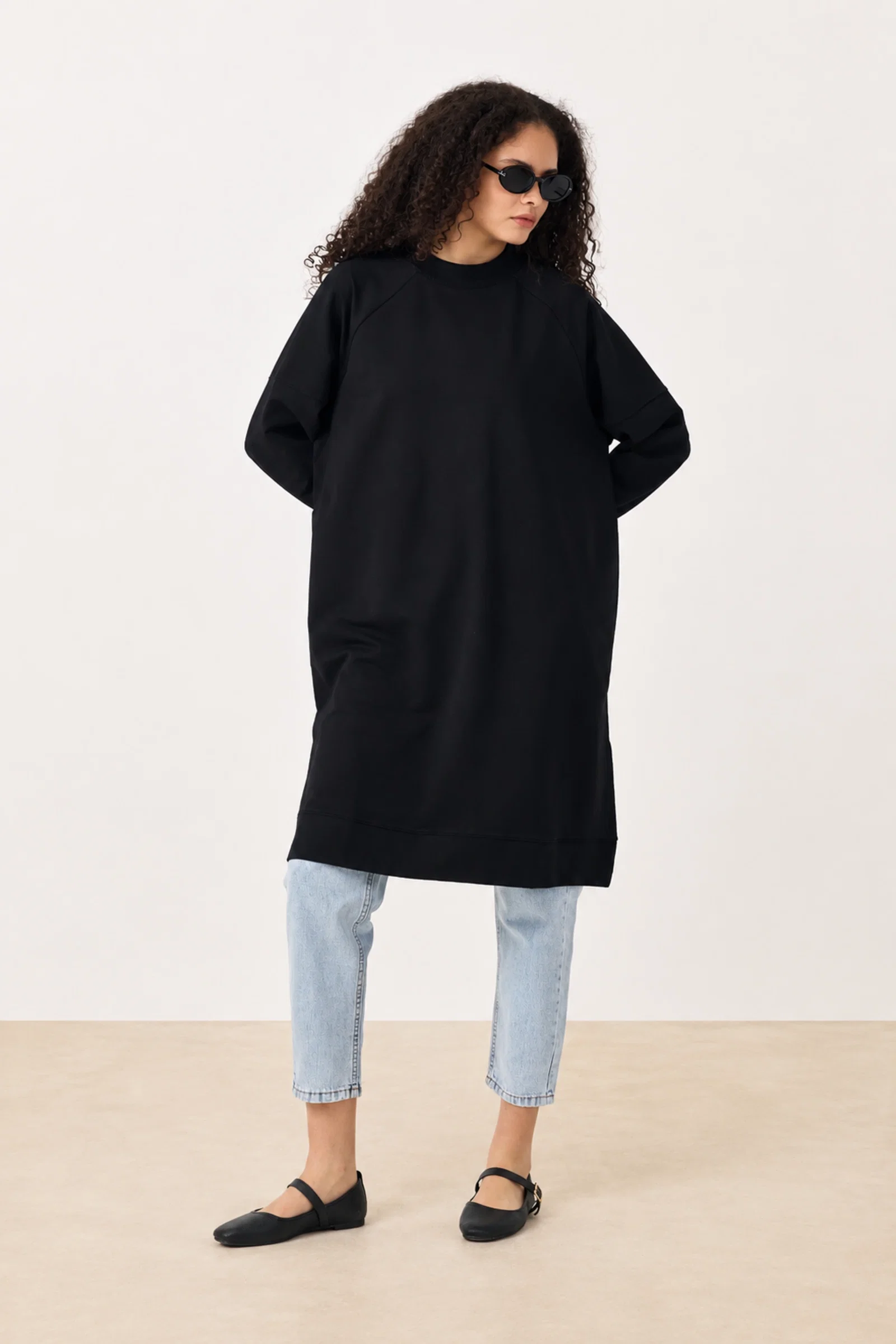 Qanu Nero Sweatshirt Siyah