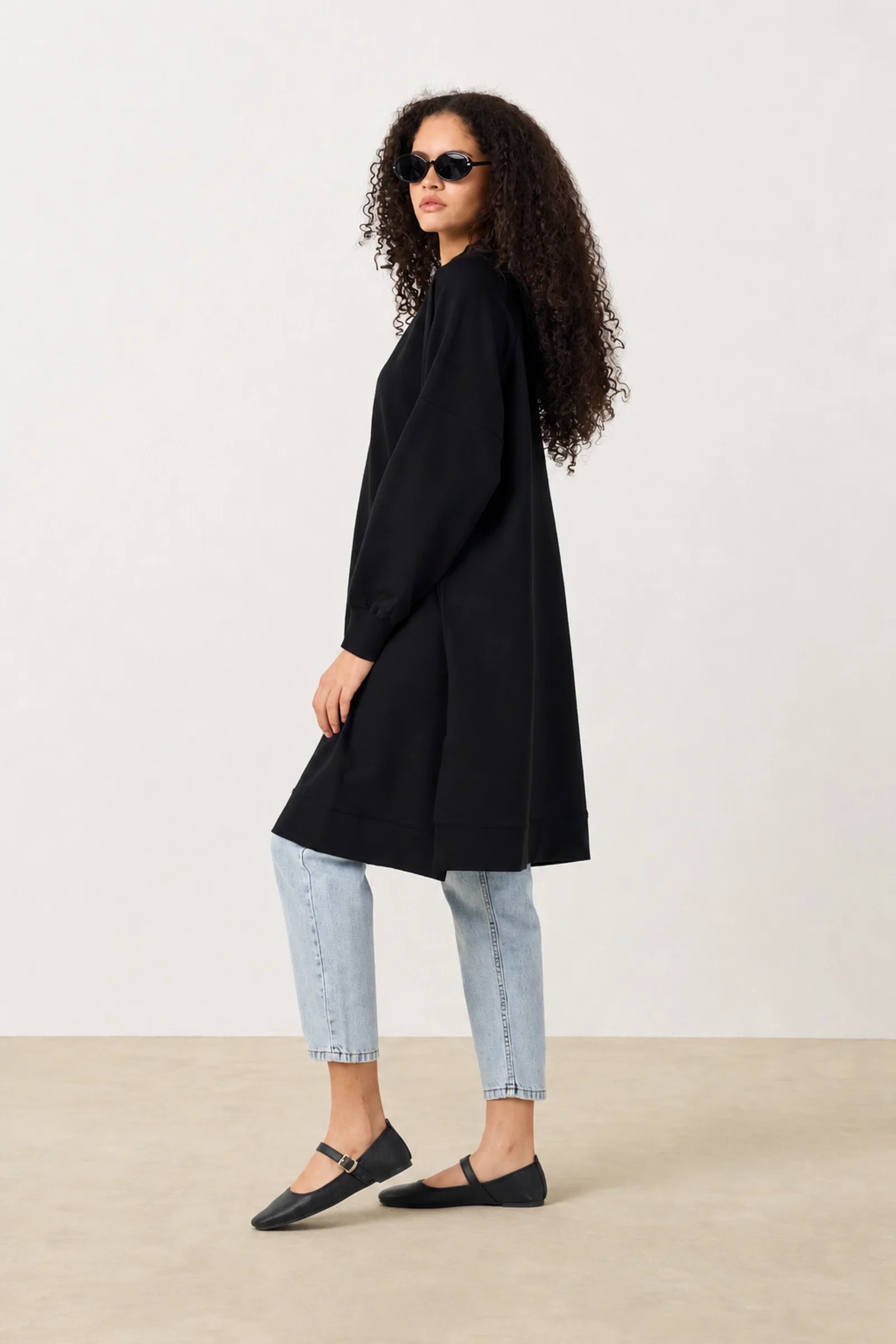 Qanu Nero Sweatshirt Siyah