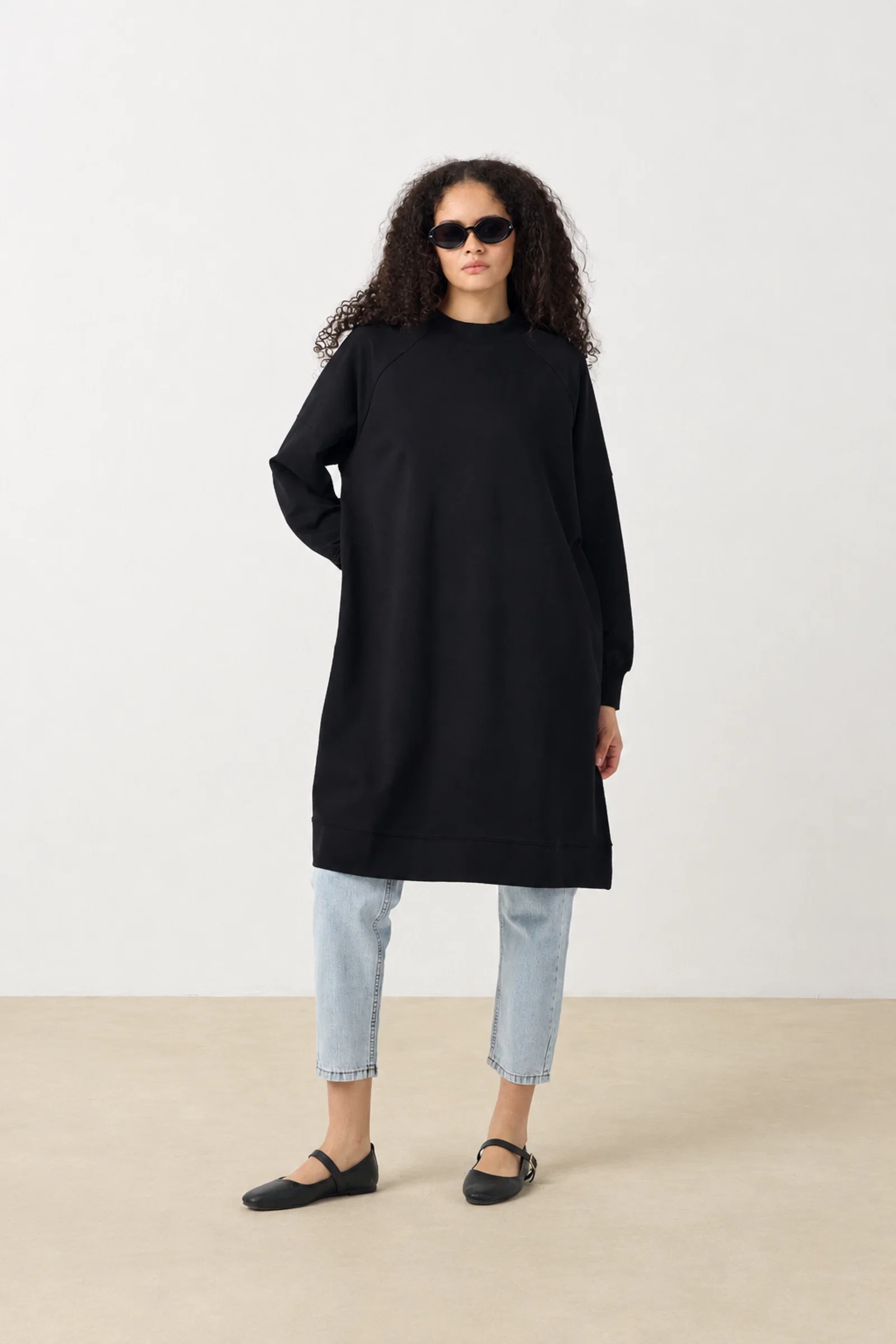 Qanu Nero Sweatshirt Siyah