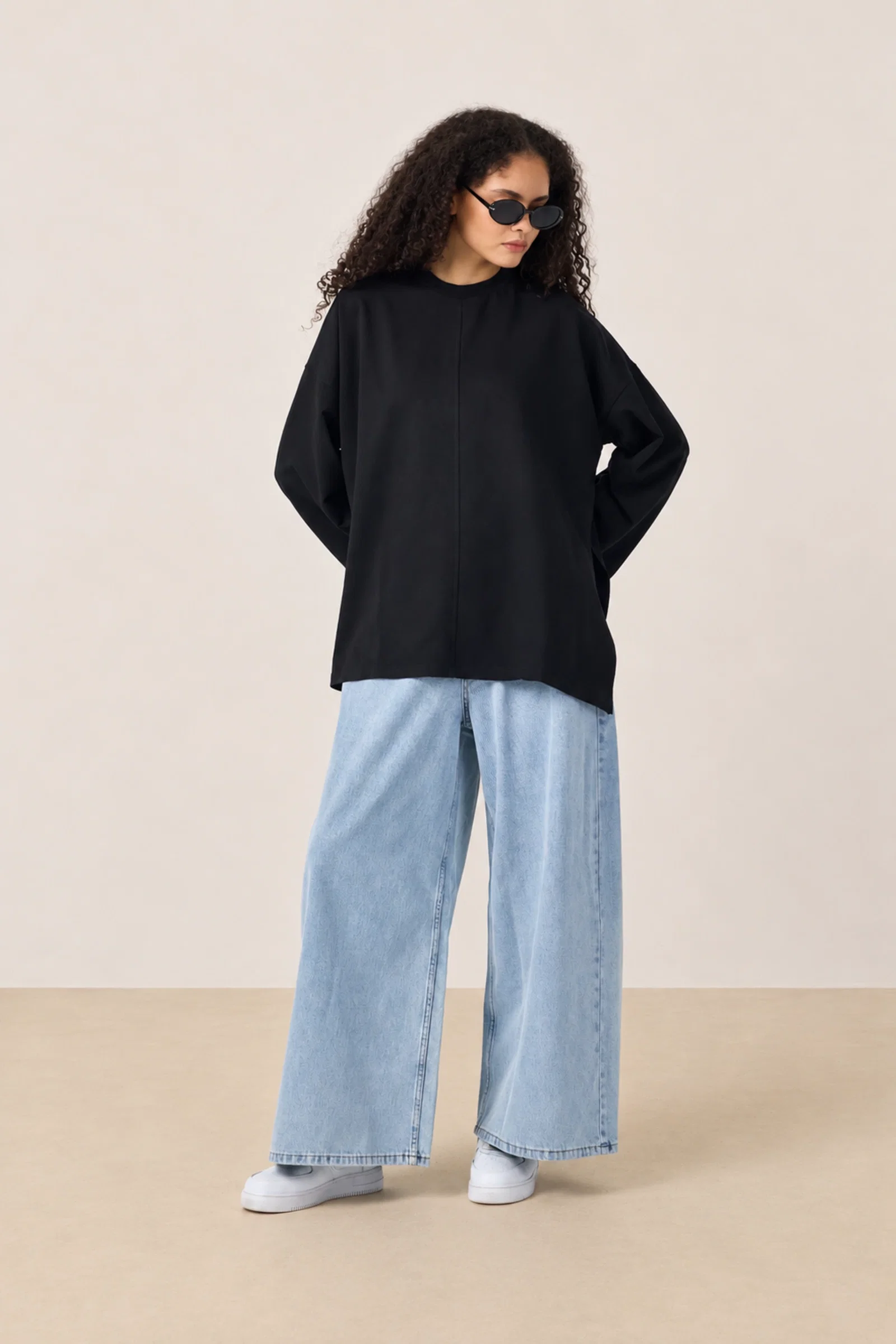 Qanu Viona Sweatshirt Siyah